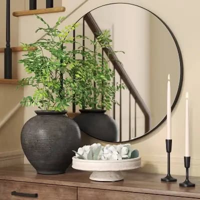 Threshold Large Rustic Ceramic Vase - Thresholdâ„¢ [7.48 Pounds, 12.36 Inches (H) x 12.2 Inches (W), Ceramic]
