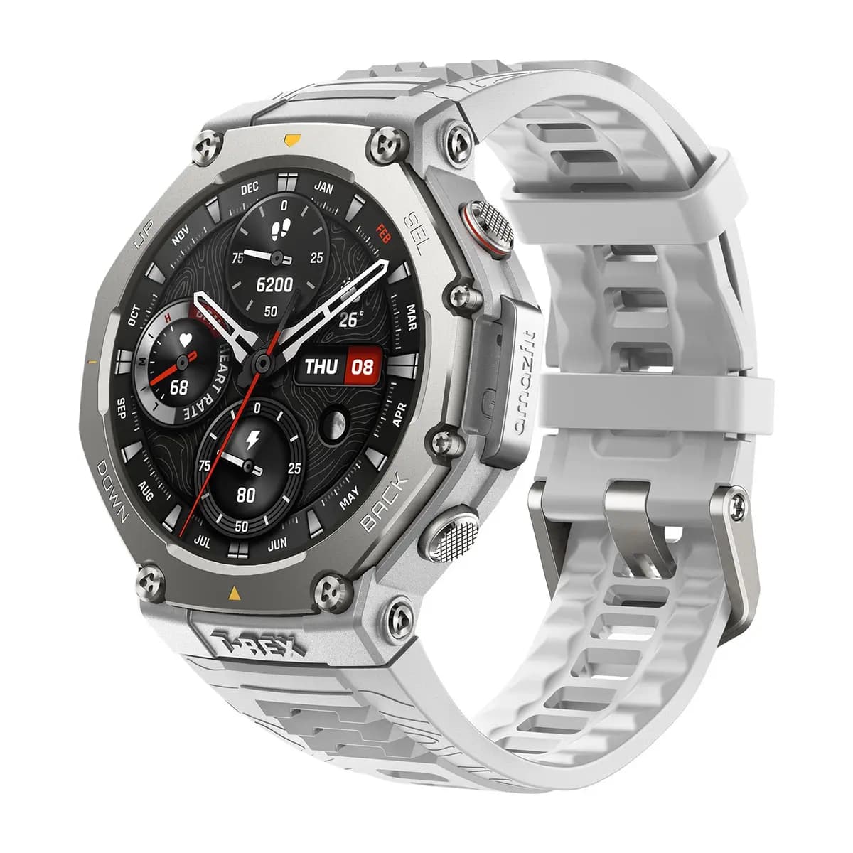 Amazfit T-Rex 3 Rugged GPS Onyx [48.5x48.5x13.75mm, 1.5", 10 ATM]
