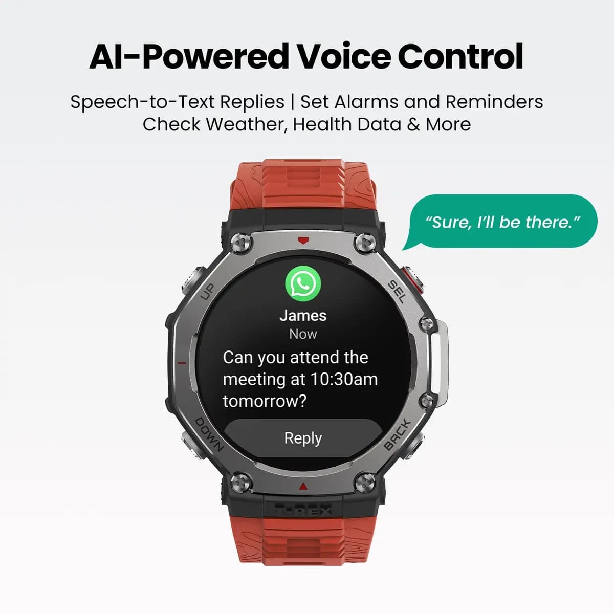 Amazfit T-Rex 3 Rugged GPS Onyx [48.5x48.5x13.75mm, 1.5", 10 ATM]
