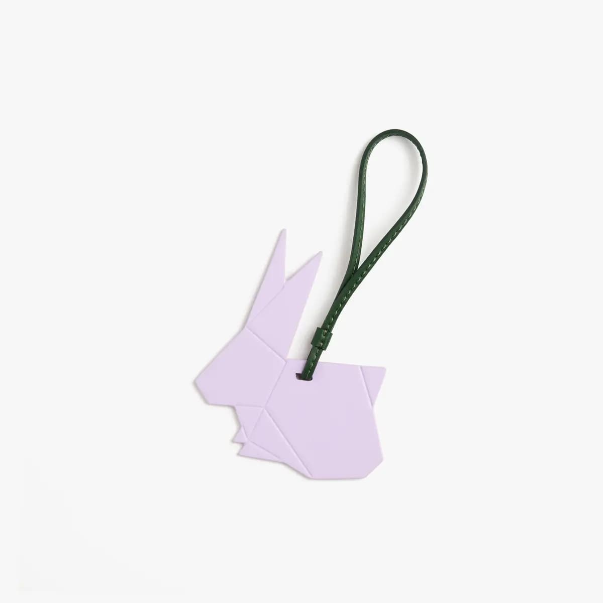 Monos Origami Rabbit Charm Purple Icing [Loops easily onto your bag strap, 0.09" / 0.25 cm, 5.3" / 13.5 cm]
