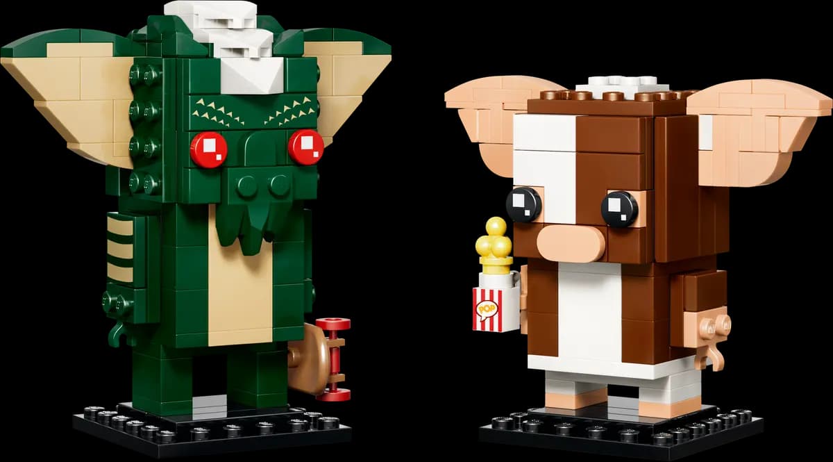 LEGO Gremlins Gizmo™ and Stripe Figures 40919 [230 pieces, ages 10+, BrickHeadz]