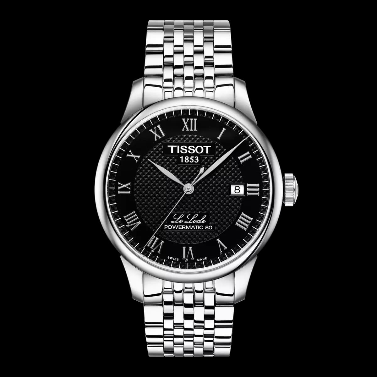Tissot Le Locle 39.3mm Black [39.30 mm, Swiss automatic, 30 m]