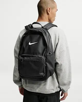 Nike Heritage Eugene 2.0 Winterized Backpack (20L) Black/Black/White [Body: 100% polyester. Lining: 100% polyester., Spot clean, ONE SIZE]