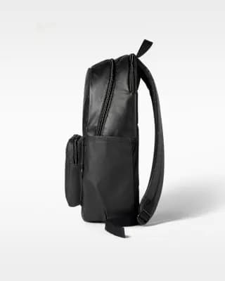 Nike Heritage Eugene 2.0 Winterized Backpack (20L) Black/Black/White [Body: 100% polyester. Lining: 100% polyester., Spot clean, ONE SIZE]