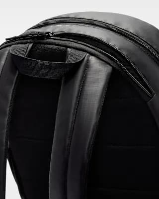 Nike Heritage Eugene 2.0 Winterized Backpack (20L) Black/Black/White [Body: 100% polyester. Lining: 100% polyester., Spot clean, ONE SIZE]