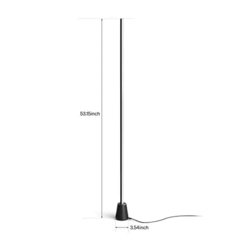 Philips Hue Play large gradient floor lamp [Ambient temperature range +14 to +104 °F, Nominal lifetime 25,000, Number of switch cycles 20,000]