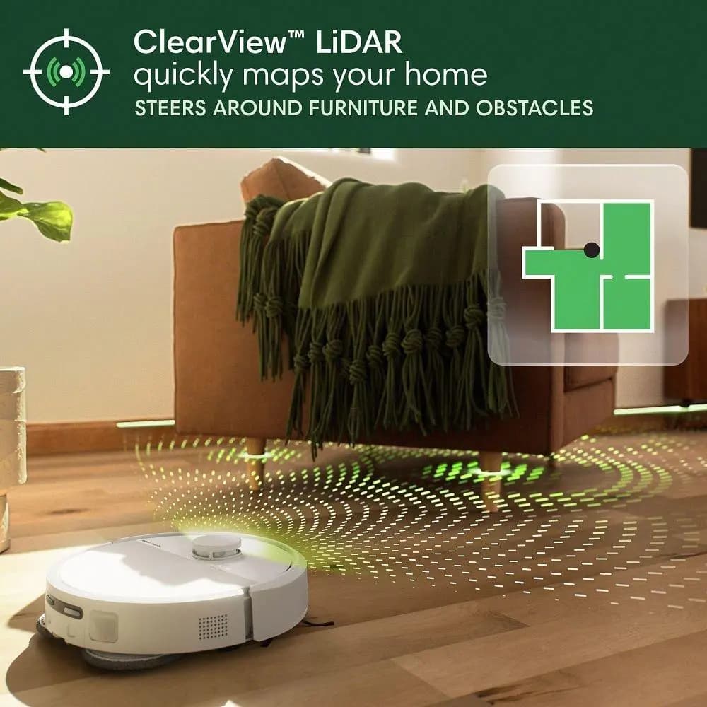 iRobot Roomba Plus 405 Combo robot + AutoWash dock White [14.1 x 13.8 x 4.2, 9.06, Lithium-ion]