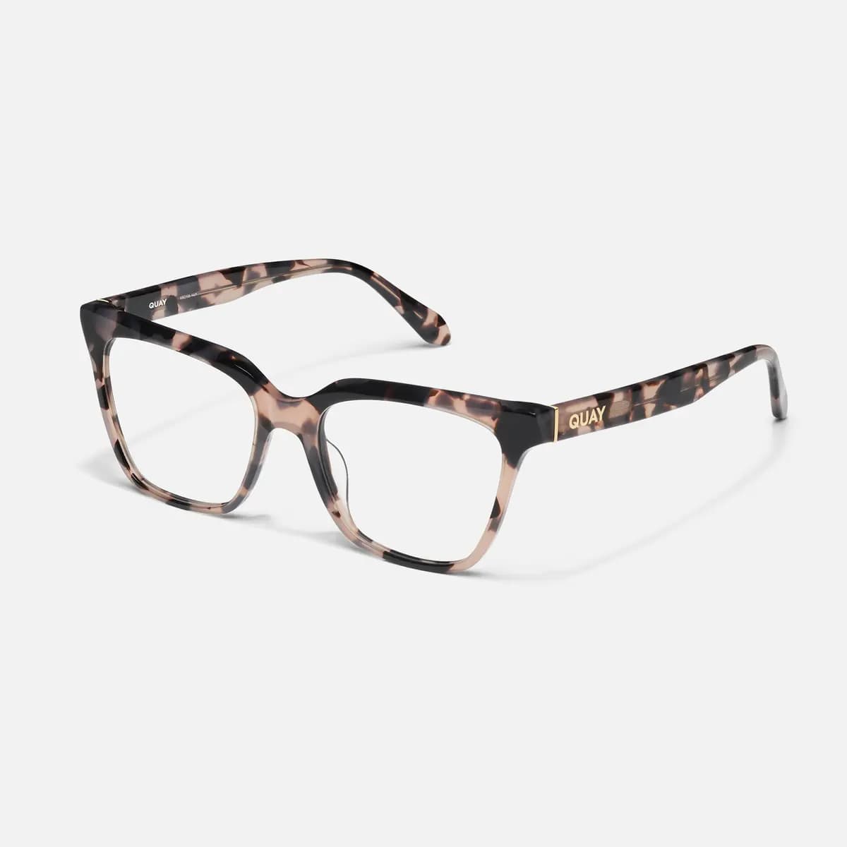 Quay CEO RX BLACK/RX [Prescription lenses, Cat eye shape, Standard arms]