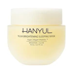 Hanyul Korean Yuja Brightening Sleeping Mask & Moisturizer with Vitamin C and Niacinamide 2.37 oz/70 mL [Normal, Dry, Combination, and Oily, Gel, 2.37 oz/70 mL]