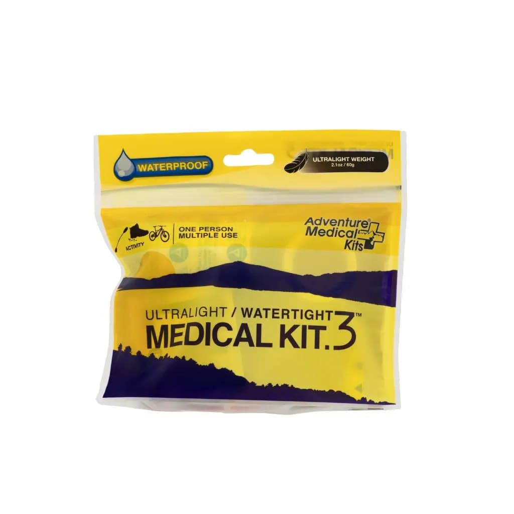 Adventure Medical Kits Ultralight/Watertight Medical Kit - .3 [1 Person, 1 Day, 2.6 oz]