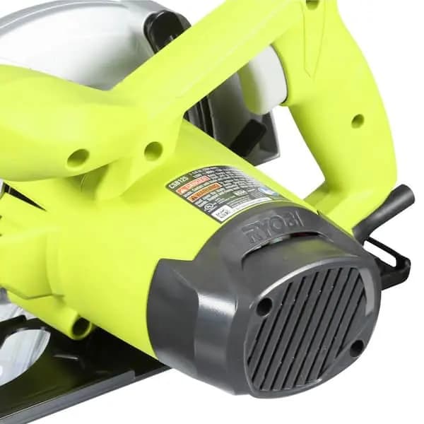 RYOBI 13 Amp Corded 7-1/4 in. Circular Saw, CSB125 [Amperage (A): 13 A, Bevel Capacity (degrees): 51.5 °, Blade Location: Right]