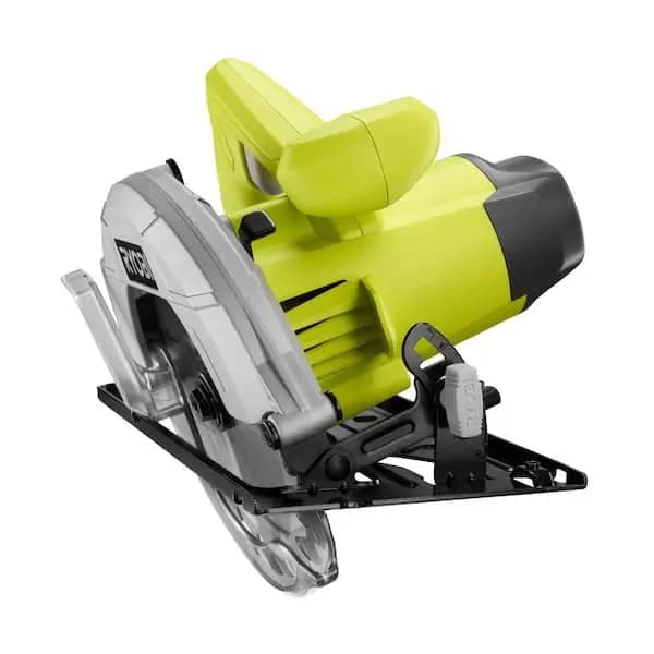 RYOBI 13 Amp Corded 7-1/4 in. Circular Saw, CSB125 [Amperage (A): 13 A, Bevel Capacity (degrees): 51.5 °, Blade Location: Right]