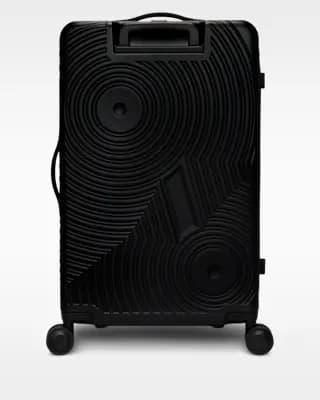 Nike Large Checked Luggage 29" Hardshell (143L) Black/Black/Black [Body: 100% polycarbonate. Lining: 100% polyester., Spot clean, ONE SIZE]