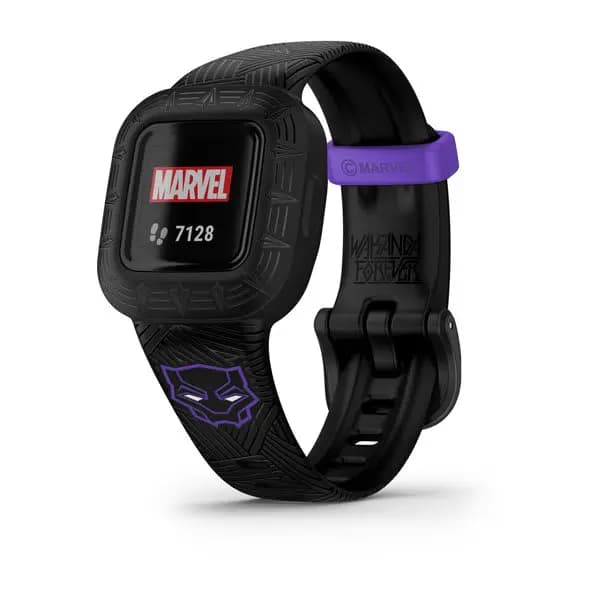 Garmin vívofit® jr. 3 Marvel [5 ATM, 0.56" x 0.56" (14.11 x 14.11 mm), Up to 1 year (1 x CR2025 user-replaceable) See Details]