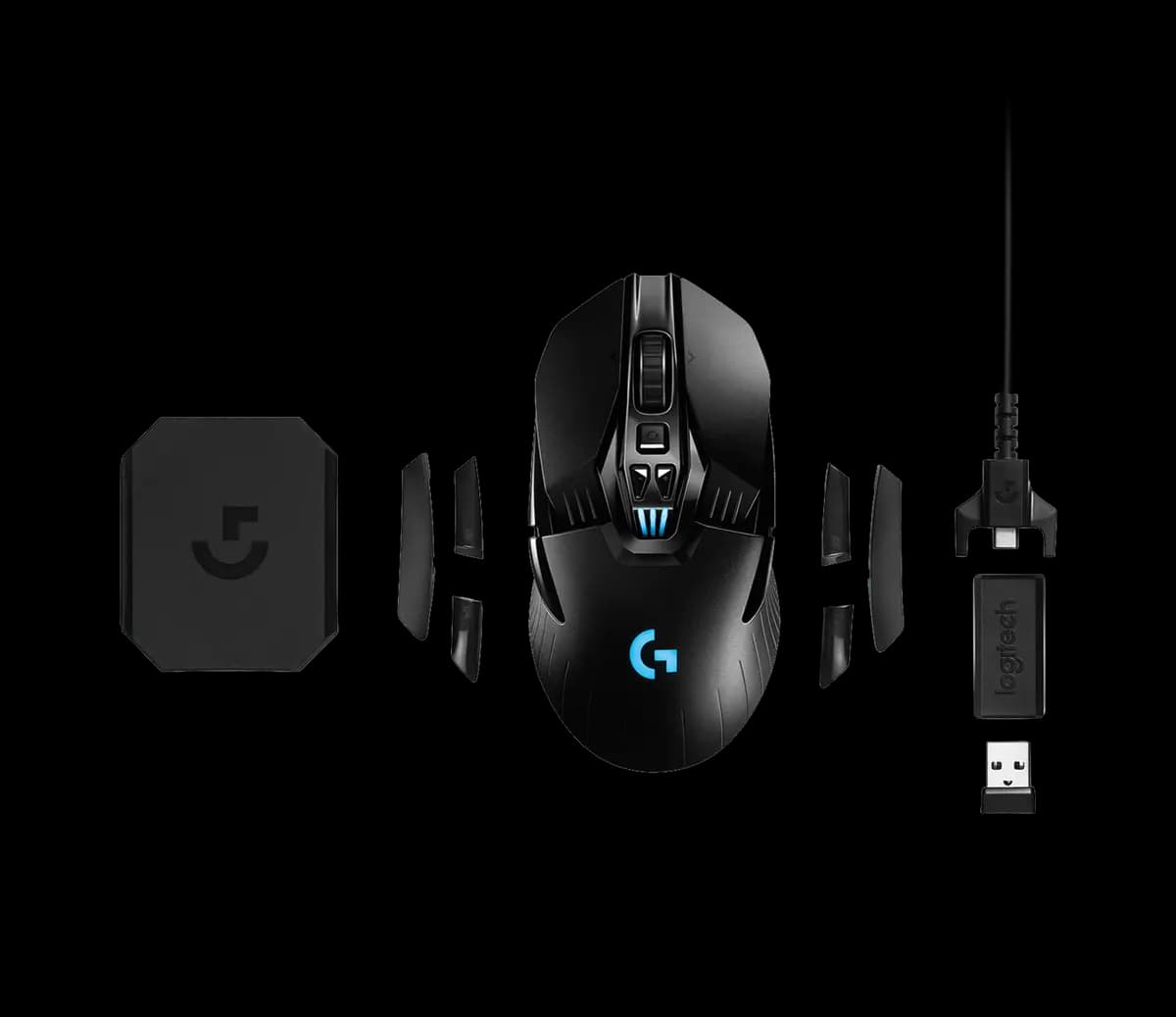 Logitech G903 - Black [1.57 in (40 mm), 2.64 in (67 mm), 5.12 in (130 mm)]