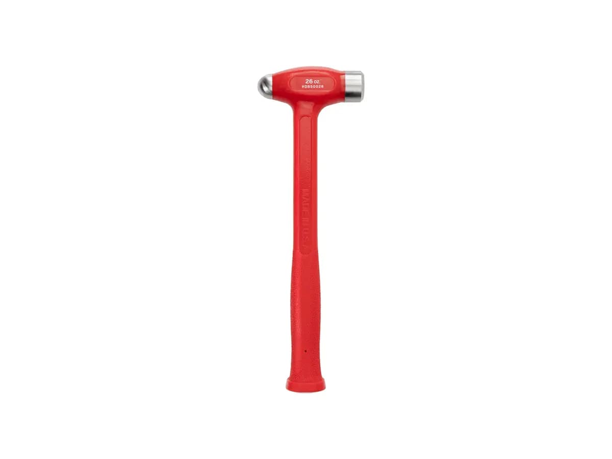 TEKTON 26 oz. Ball Peen Dead Blow Hammer [A. Length (in.) 12.3, B. Width (in.) 4.2, C. Height (in.) 1.3]