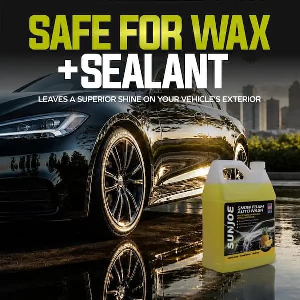 Sun Joe 1 Gal. Premium Snow Foam Pressure Washer Rated Car Wash Soap and Cleaner, Pineapple, SPX-FCS1G [Container Size (oz.): 128, Features: No Additional Features, Returnable: 90-