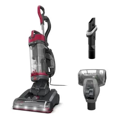 BISSELL CleanView Max Upright Vacuum 4381 12" Cleaning Path Red [14.7 Pounds, 1 Liter, 25 Feet]