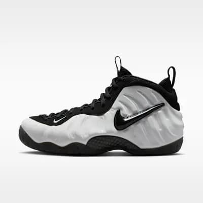Nike Air Foamposite Pro Premium Men's Shoes Summit White/Black [Summit White/Black, Synthetic leather upper, Padded collar]