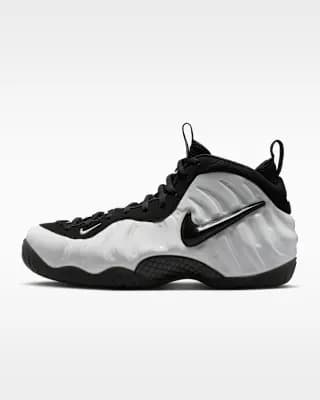 Nike Air Foamposite Pro Premium Men's Shoes Summit White/Black [Summit White/Black, Synthetic leather upper, Padded collar]