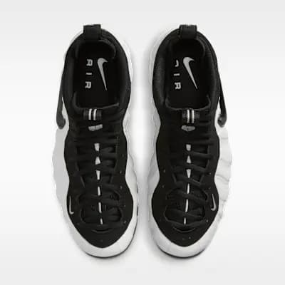 Nike Air Foamposite Pro Premium Men's Shoes Summit White/Black [Summit White/Black, Synthetic leather upper, Padded collar]