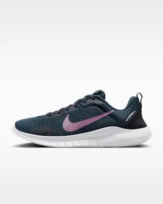 Nike Flex Experience Run 12 Women's Road Running Shoes Armory Navy/Black/Football Grey/Plum Dust [Armory Navy/Black/Football Grey/Plum Dust, W 5 / M 3.5, W 5.5 / M 4, W 6 / M 4.5, 