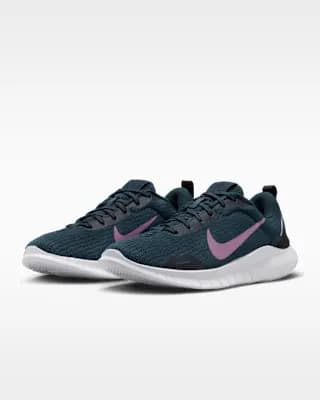 Nike Flex Experience Run 12 Women's Road Running Shoes Armory Navy/Black/Football Grey/Plum Dust [Armory Navy/Black/Football Grey/Plum Dust, W 5 / M 3.5, W 5.5 / M 4, W 6 / M 4.5, 