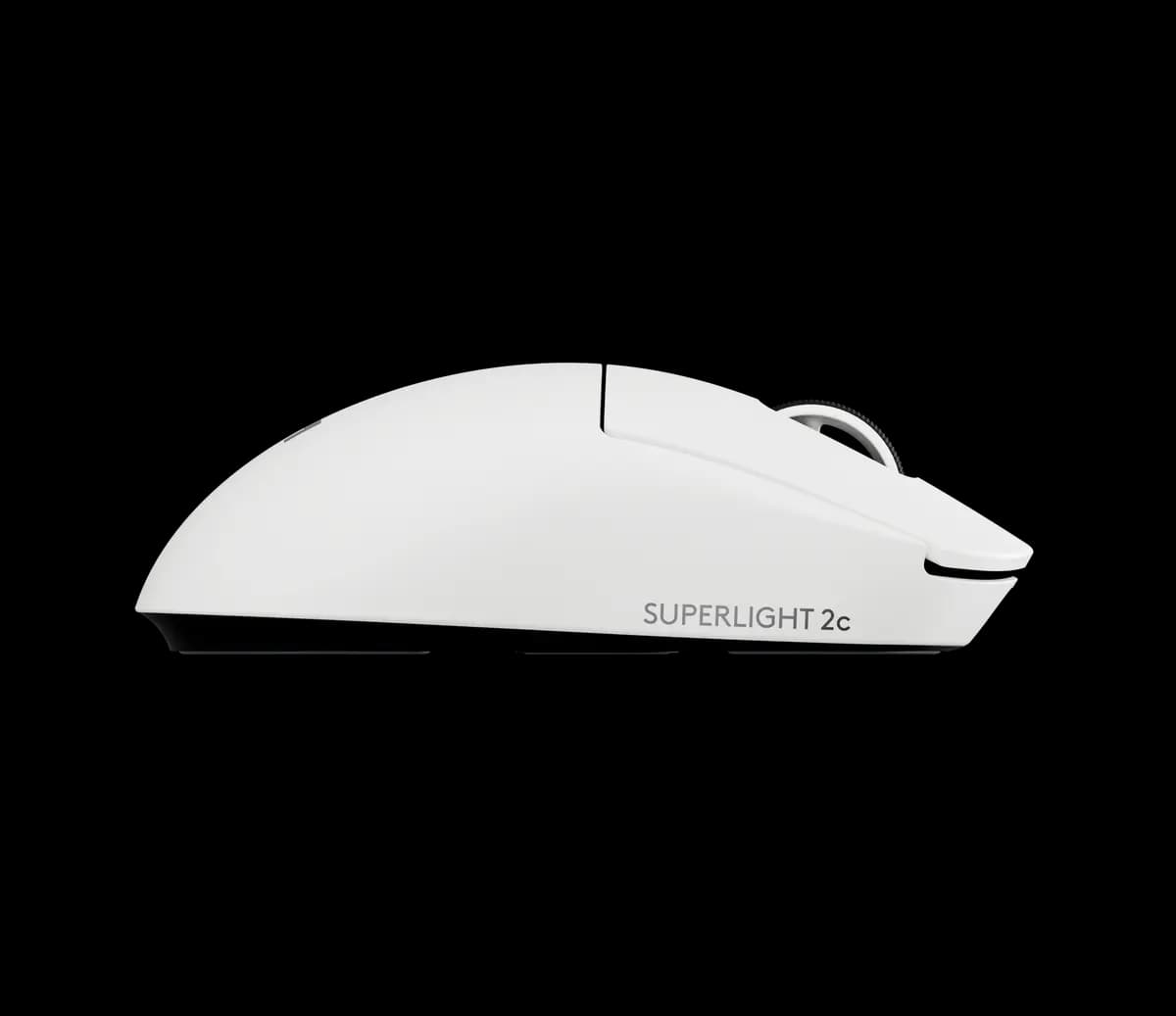 Logitech PRO X SUPERLIGHT 2c - White [1.51 in (38.5 mm), 2.41 in (61.4 mm), 4.66 in (118.4 mm)]