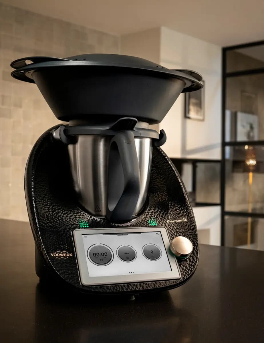 Thermomix TM6 Sparkling Black [2.2 L mixing bowl, Wi-Fi Cookidoo, Limited Edition]