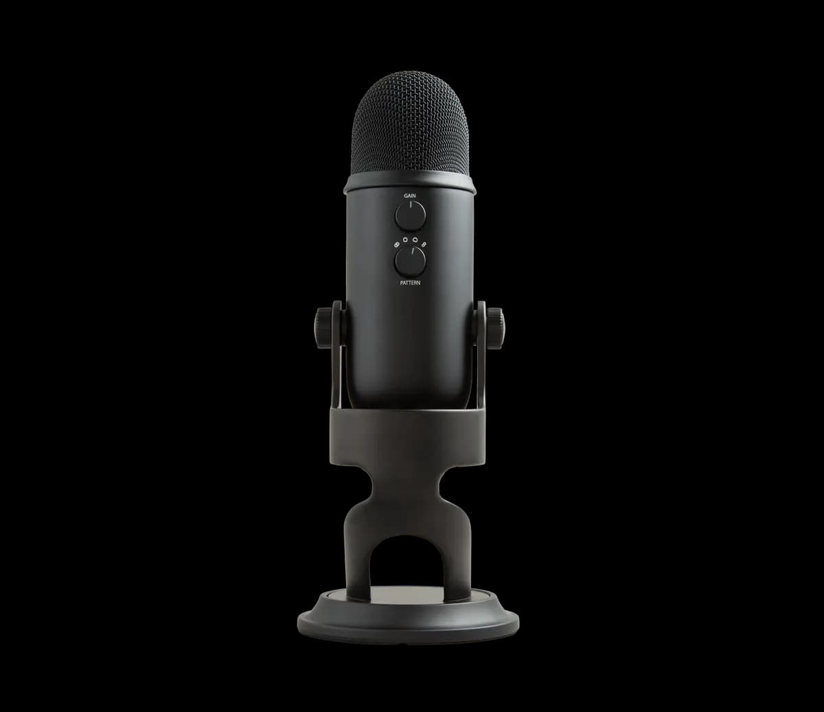 Logitech YETI - Blackout [11.61 in (29.5 cm), 4.92 in (12.5 cm), 4.72 in (12 cm)]