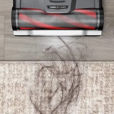 Hoover WindTunnel with Tangle Guard Upright Vacuum 13" Cleaning Path Black: Bagless, HEPA Filter, Multi-Surface, Pet Hair, 30ft Cord, 900W [Electric, 900 Watts, 10 Feet]