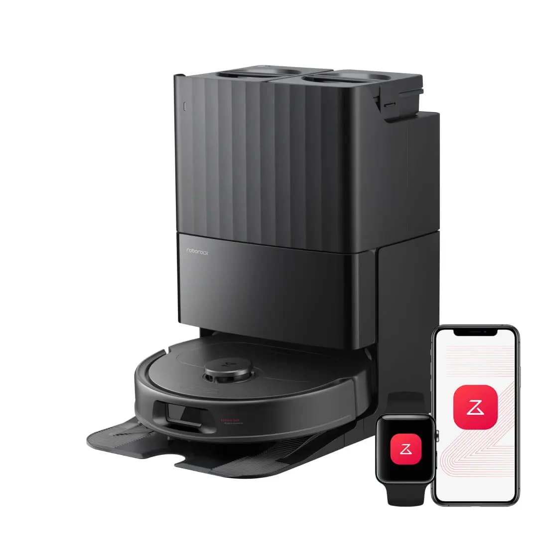 Roborock QV 35A Black [8000 Pa, 13.78 x 13.9 x 3.80 in, multifunctional dock]