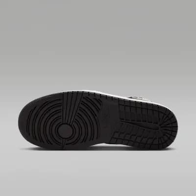 Air Jordan 1 Mid SE Women's Shoes Black/Velvet Brown/Chalk [Black/Velvet Brown/Chalk, Leather upper, Foam midsole]