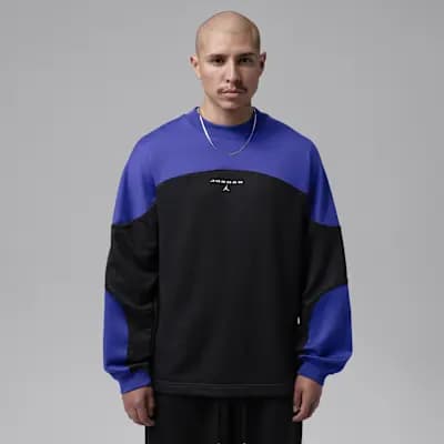 Jordan Flight Mountainside Men's Long-Sleeve Top Black/Light Concord/Light Concord [Black/Light Concord/Light Concord, Machine wash, Imported]