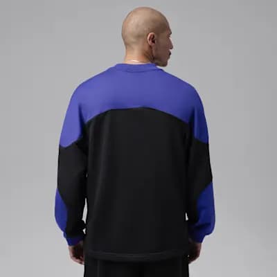 Jordan Flight Mountainside Men's Long-Sleeve Top Black/Light Concord/Light Concord [Black/Light Concord/Light Concord, Machine wash, Imported]