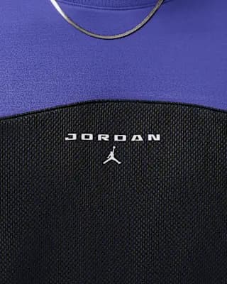 Jordan Flight Mountainside Men's Long-Sleeve Top Black/Light Concord/Light Concord [Black/Light Concord/Light Concord, Machine wash, Imported]