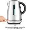 Breville Temp Select Kettle Silver [3.5 Pounds, 57 Ounces, BPA-Free]