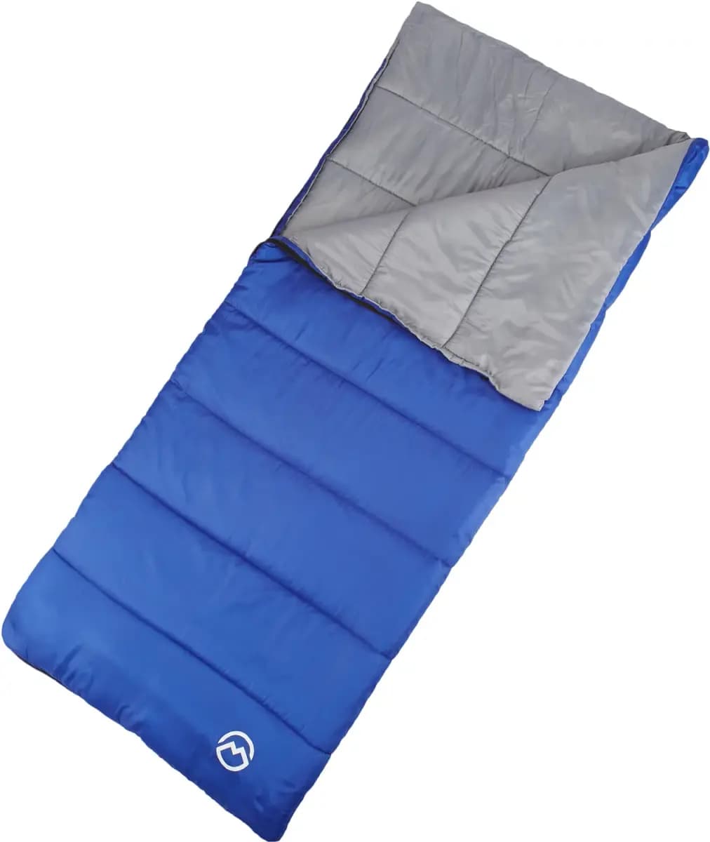 Magellan Outdoors Magellan Outdoors Rectangle Sleeping Bag [170T polyester taffeta shell, polyester liner, 16.5 x 9, Above 40 Degrees]