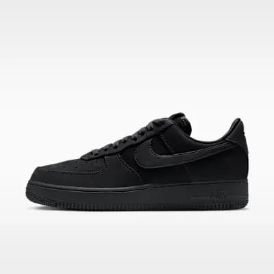 Air Force 1 "University of Oregon" Men's Shoes Black/Black [Black/Black, Nike Air unit provides lightweight cushioning., Padded Collar]