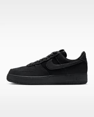 Air Force 1 "University of Oregon" Men's Shoes Black/Black [Black/Black, Nike Air unit provides lightweight cushioning., Padded Collar]