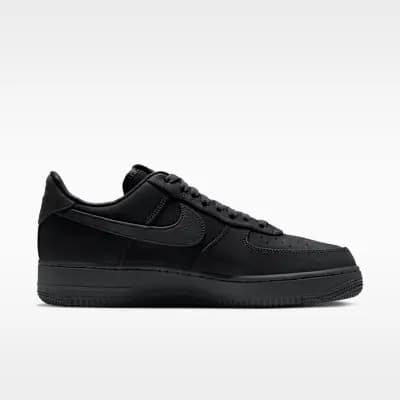 Air Force 1 "University of Oregon" Men's Shoes Black/Black [Black/Black, Nike Air unit provides lightweight cushioning., Padded Collar]