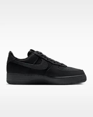 Air Force 1 "University of Oregon" Men's Shoes Black/Black [Black/Black, Nike Air unit provides lightweight cushioning., Padded Collar]