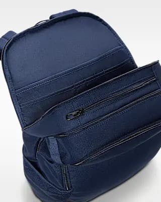 Nike Brasilia Backpack (Extra Large, 30L) Midnight Navy/Black/White [100% polyester, Spot clean, ONE SIZE]