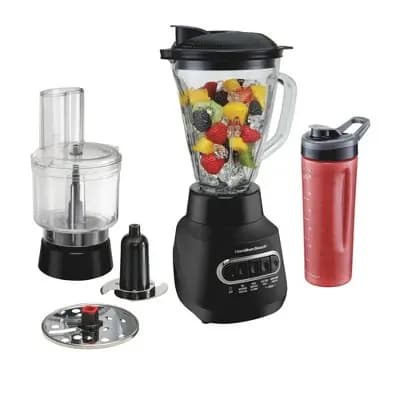 Hamilton Beach Kitchen System 3-in-1 Blender with 52oz Food Processor Glass [11 Pounds, Plastic, 52 Ounces]