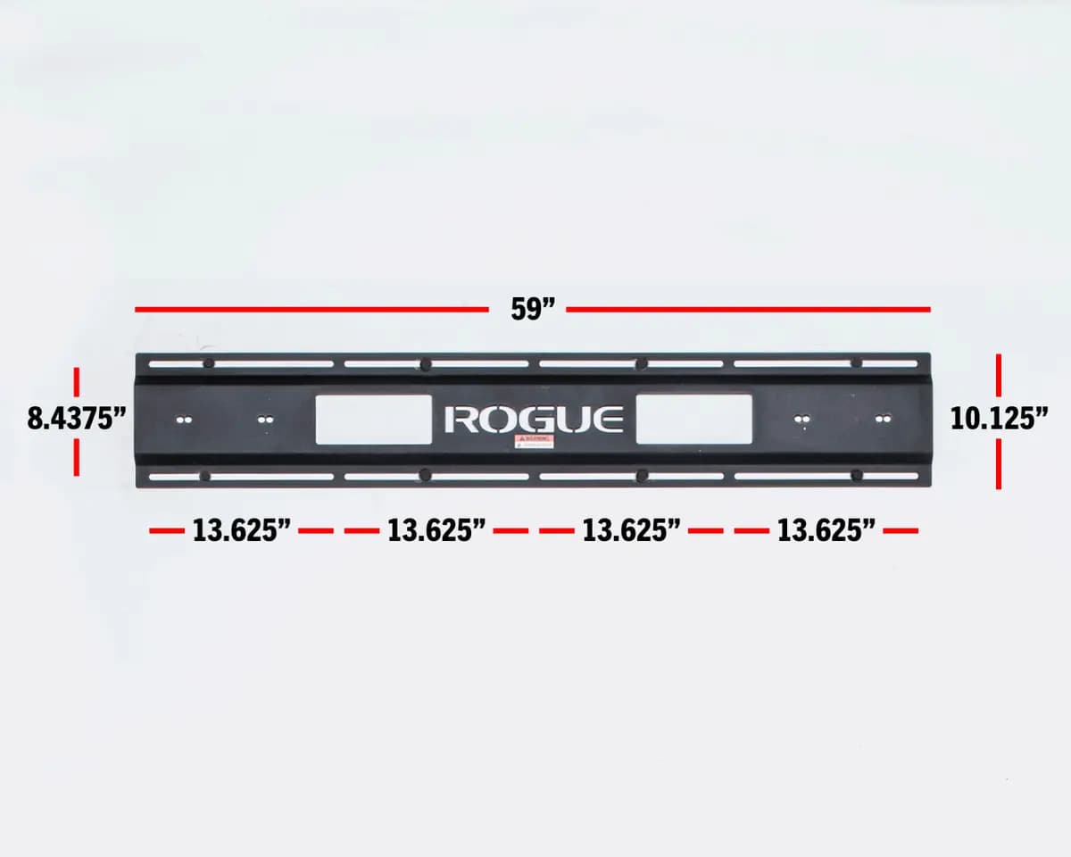 Rogue Fitness Rogue Fold Back Rack Stringer Pair [Black, Yes, 59"]
