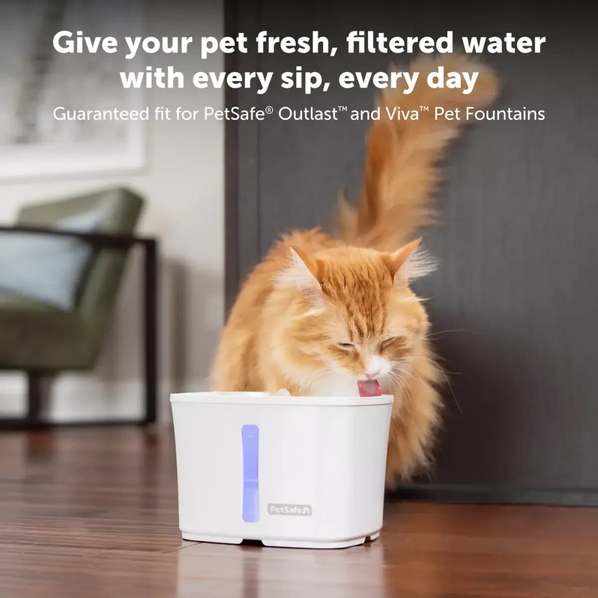 PetSafe® Ion-X Pet Fountain Filters - 4-Pack - Dual Filtration for Cleaner and Fresher Water [Intended Pet(s) Dog, Cat, Material(s) Carbon, Color Black, White, Product Dimensions 6