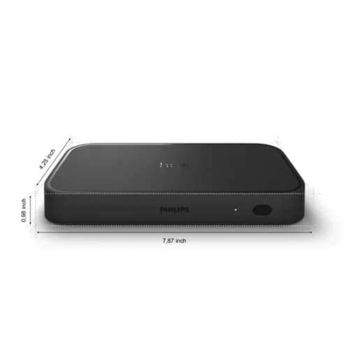 Philips Hue Play HDMI sync box 8K [046677579753, Black, Synthetic, Metal]
