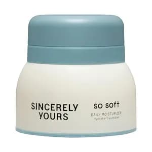 Sincerely Yours So Soft Daily Barrier Strengthening Lightweight Moisturizer with Hyaluronic Acid, Ceramides and Niacinamide 1.7 oz/50 ml [Normal, Dry, Combination, and Oily, Cream,