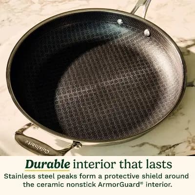 Cuisinart 8" FusionPlus Stainless Steel Skillet [Stainless Steel, 8 Inches, 1 Quart]