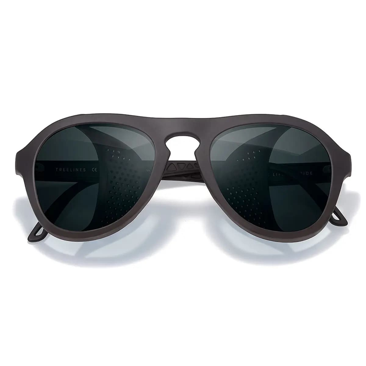 Sunski Treeline Black Slate [polarized polycarbonate, large, recycled resin]